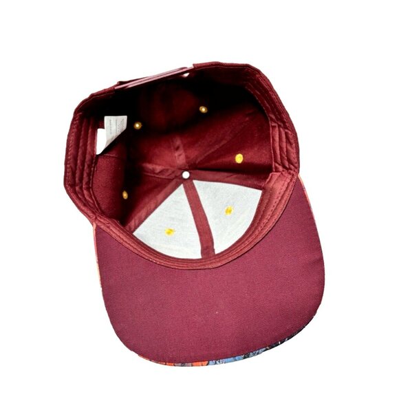 Wonder Woman Hat Red Marvel Snapback Cap by Six Flags GUC With Comic Book Design - Picture 6 of 8